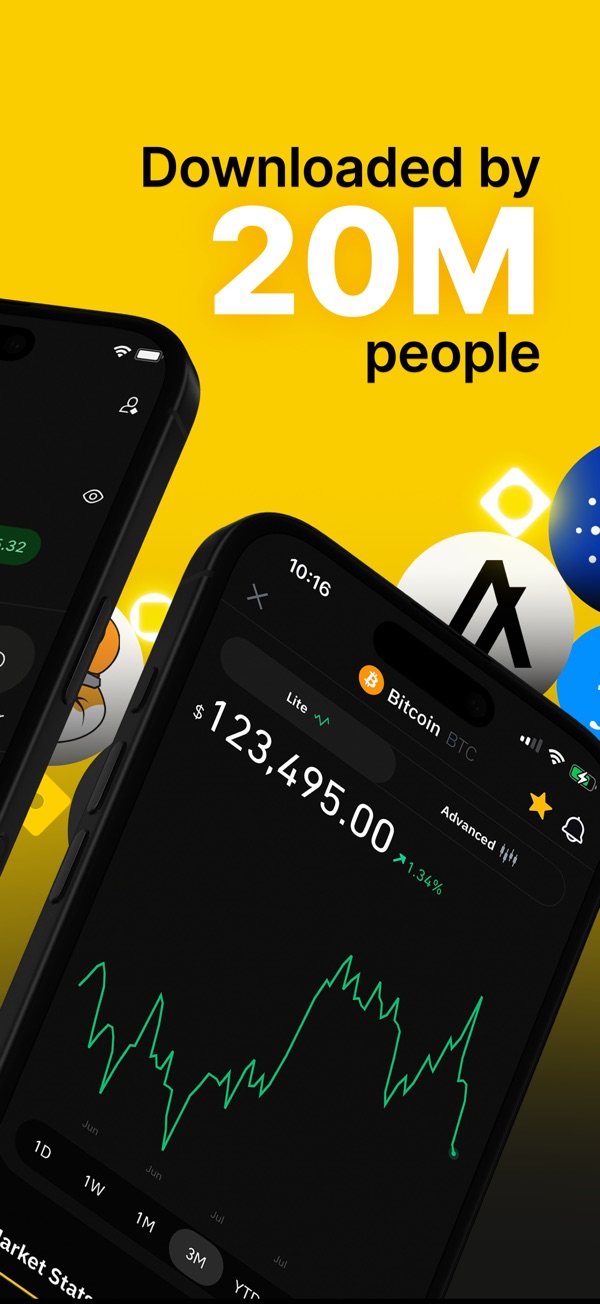 Binance.US Exchange・Buy Crypto iPhone screenshot 2