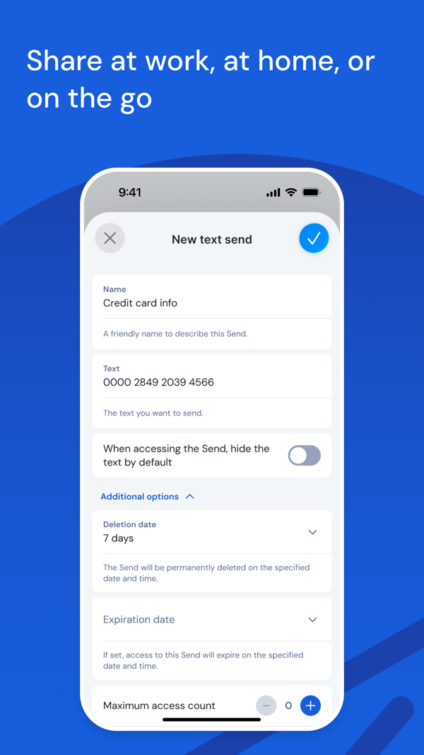 Bitwarden Password Manager iPhone screenshot 4