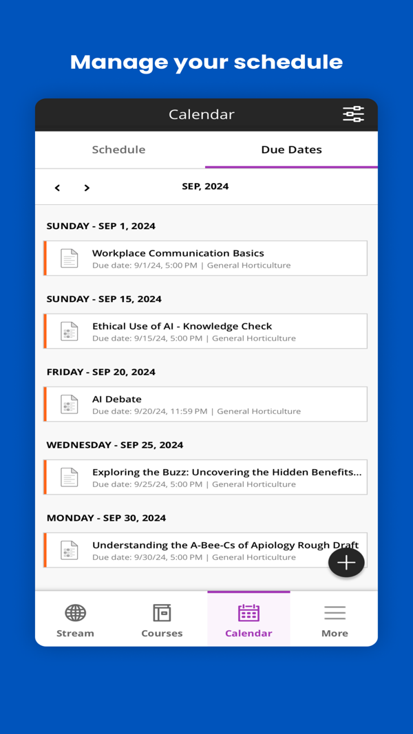 Blackboard iPhone screenshot 5
