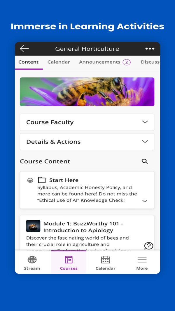 Blackboard iPhone screenshot 3
