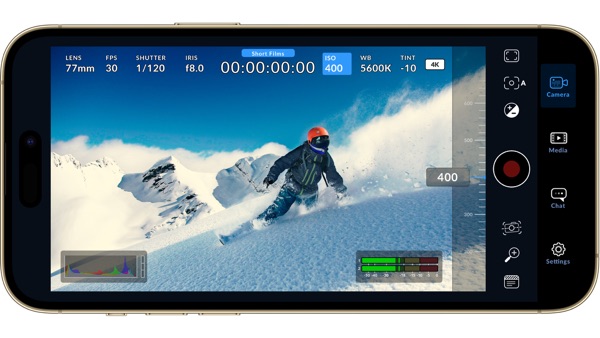 Blackmagic Camera iPhone screenshot 2