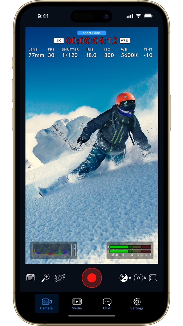 Blackmagic Camera iPhone screenshot 9