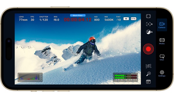Blackmagic Camera iPhone screenshot 1