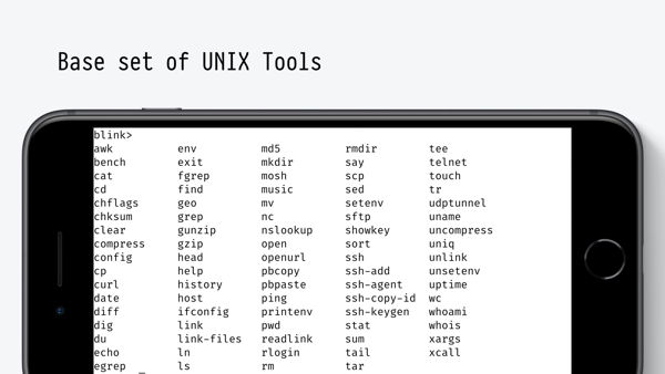 Blink Shell, Build & Code iPhone screenshot 2