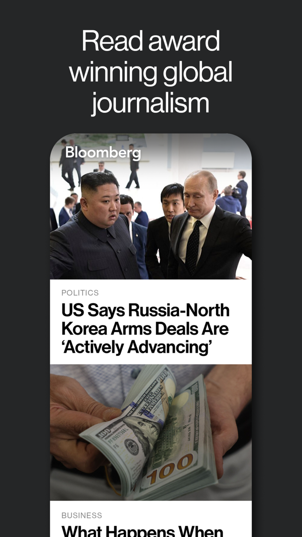 Bloomberg iPhone screenshot 4