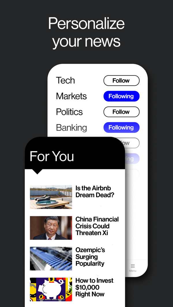 Bloomberg iPhone screenshot 6