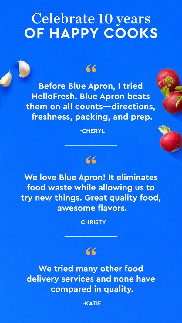 Blue Apron iPhone screenshot 7