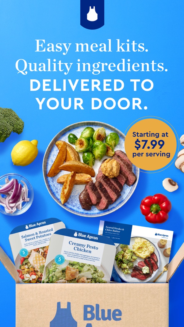 Blue Apron iPhone screenshot 1