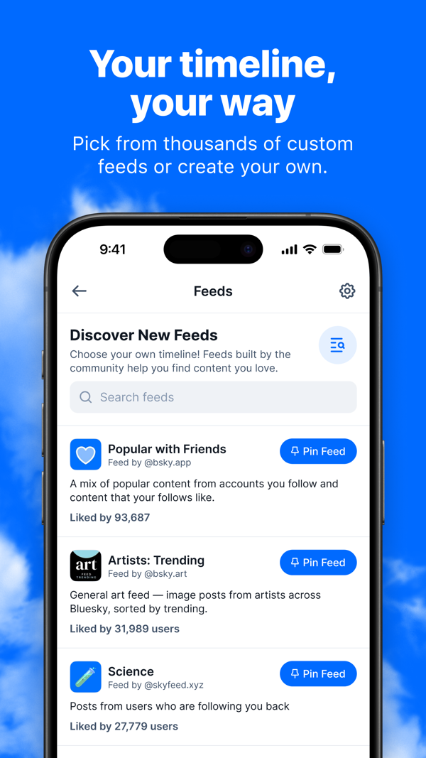 Bluesky Social iPhone screenshot 5