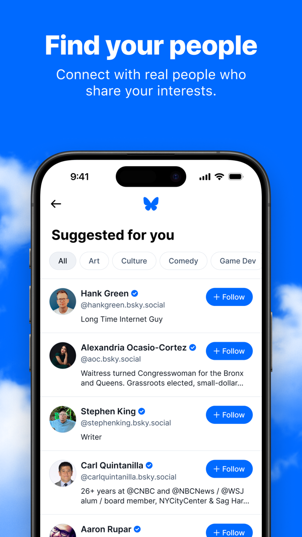 Bluesky Social iPhone screenshot 3