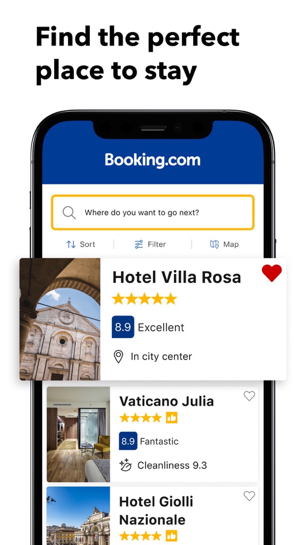 Booking.com iPhone screenshot 2
