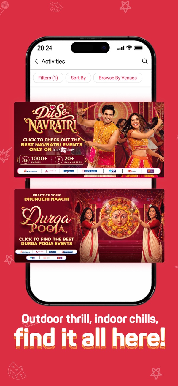 BookMyShow iPhone screenshot 6