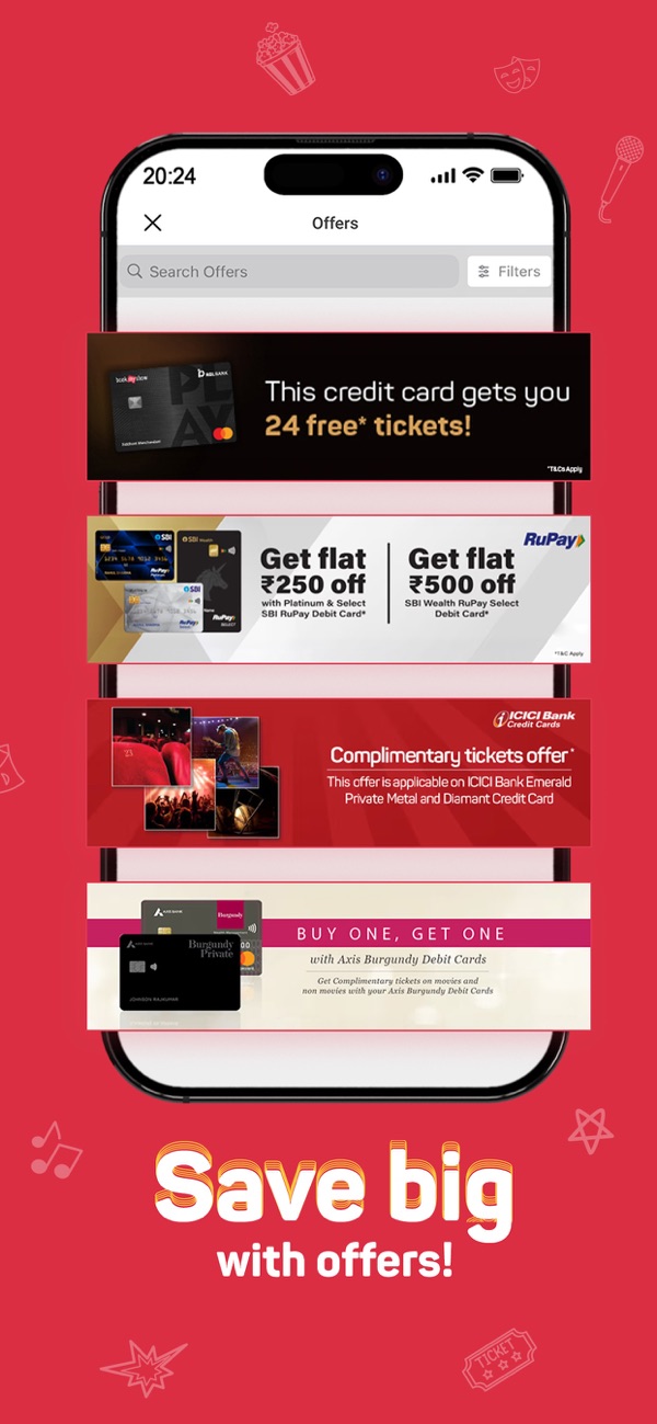 BookMyShow iPhone screenshot 8