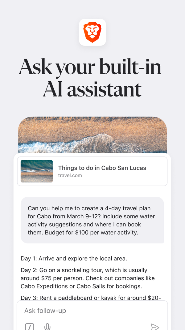 Brave Browser & Search Engine iPhone screenshot 5