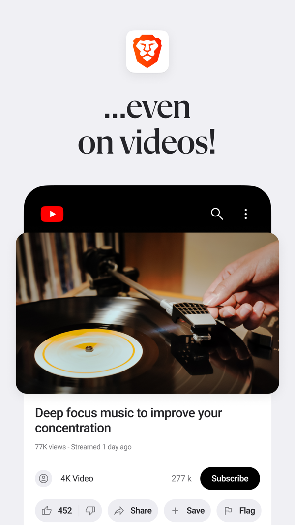 Brave Browser & Search Engine iPhone screenshot 3