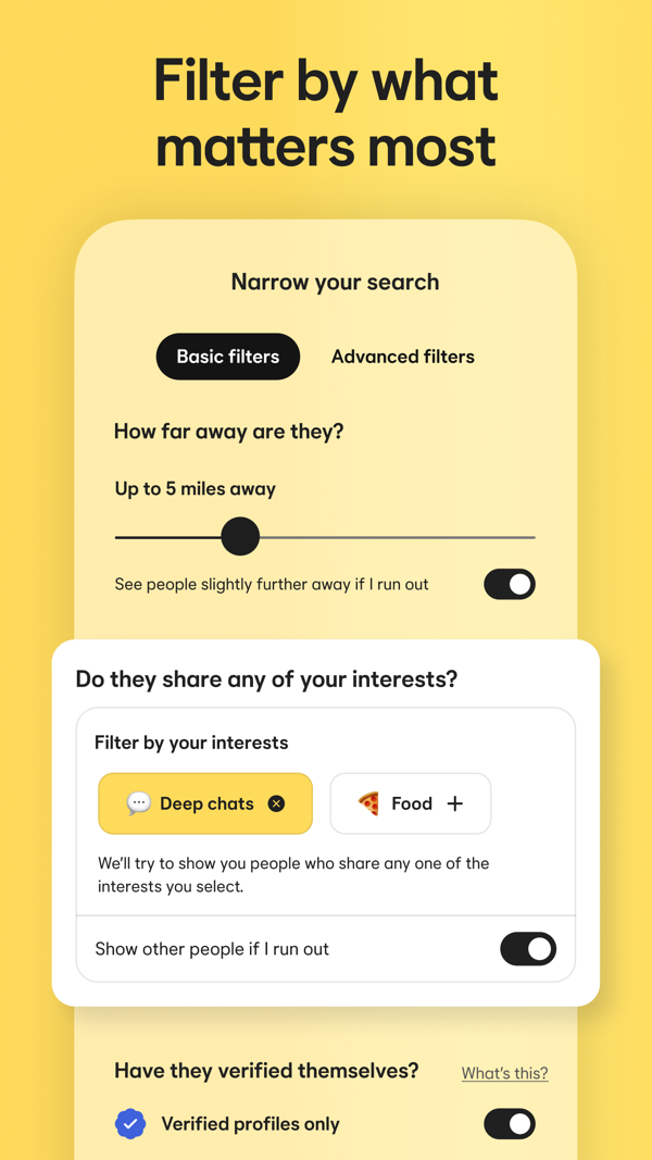 Bumble Dating App iPhone screenshot 7