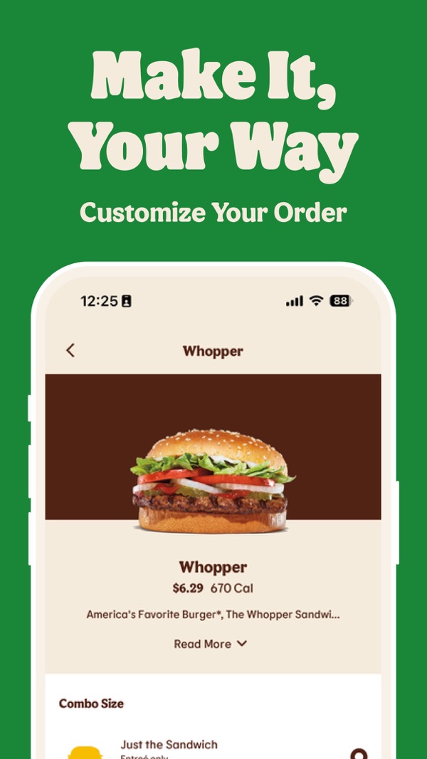BURGER KING® App iPhone screenshot 2