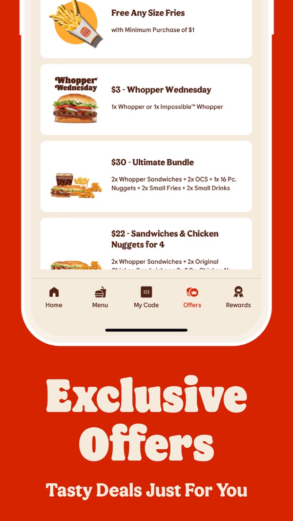 BURGER KING® App iPhone screenshot 3