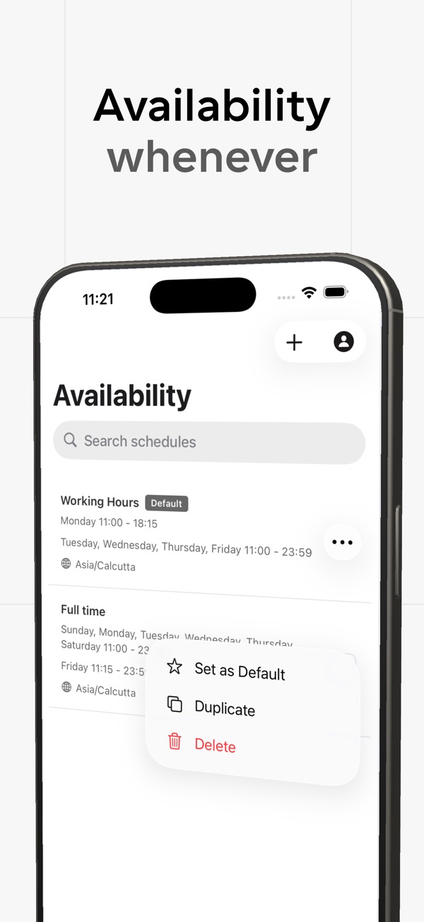 Cal.com iPhone screenshot 4