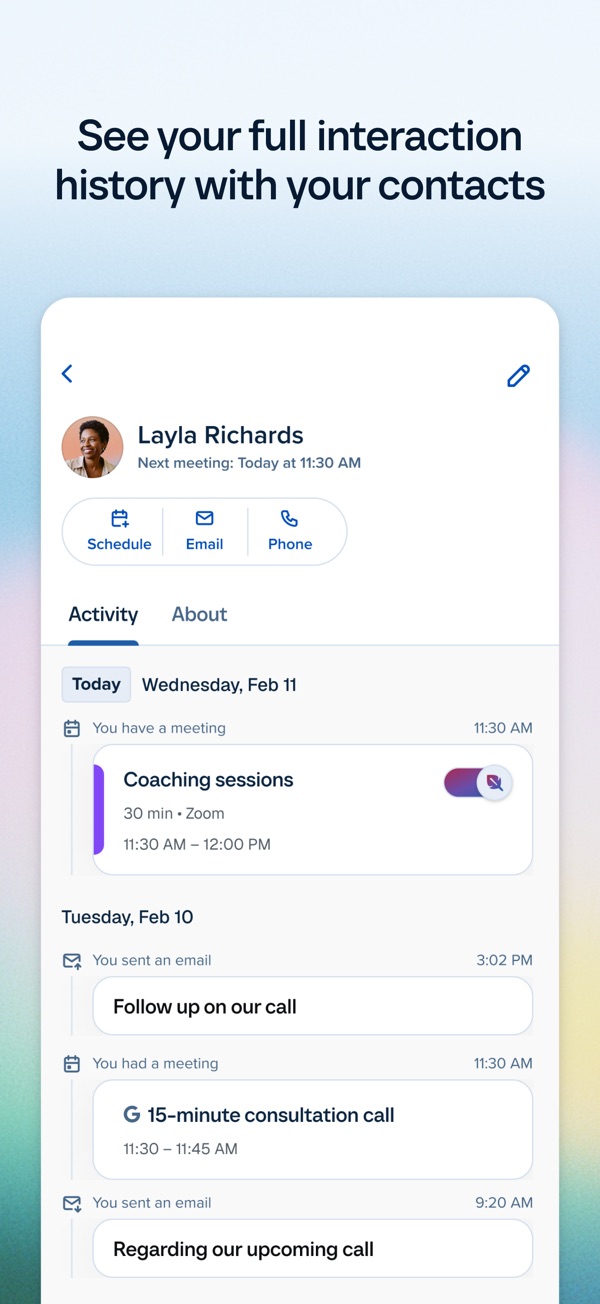 Calendly iPhone screenshot 4