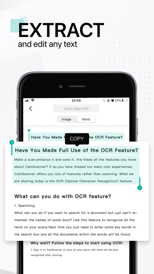 CamScanner iPhone screenshot 6