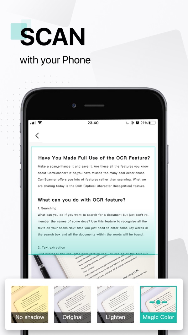 CamScanner iPhone screenshot 1