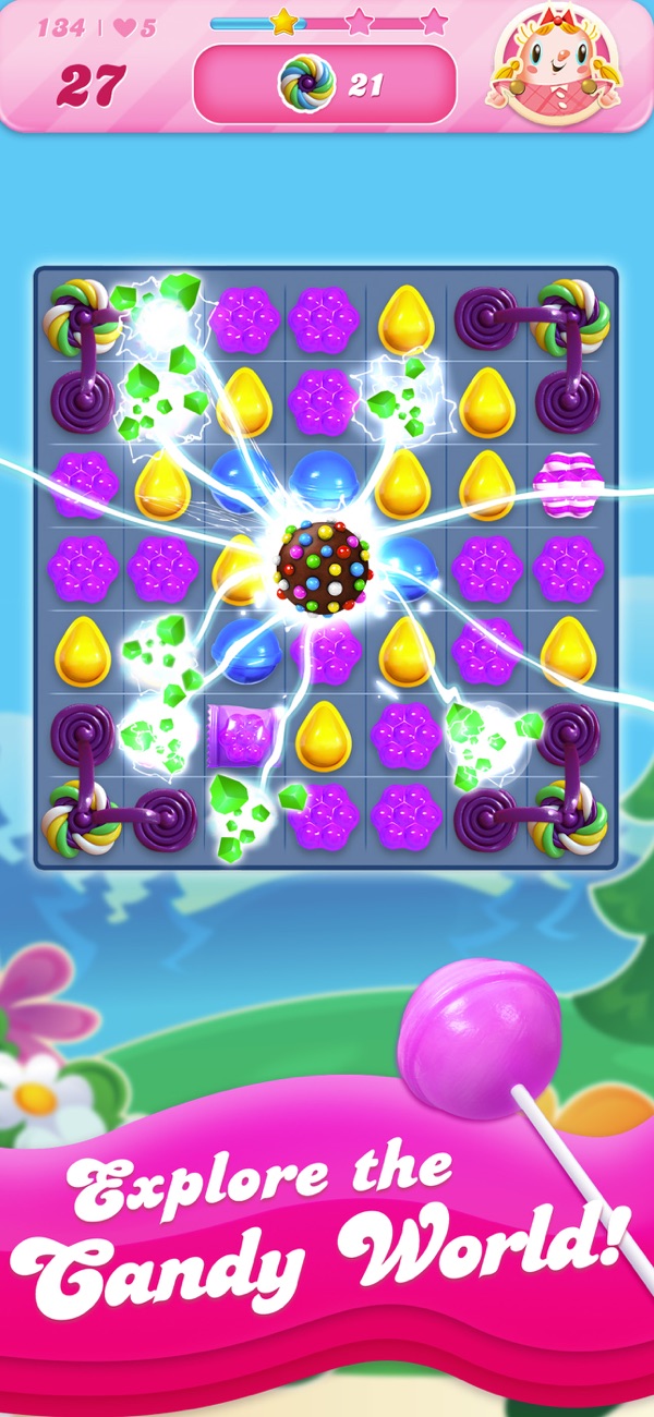 Candy Crush Saga iPhone screenshot 2