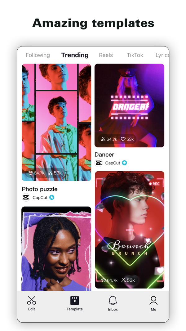 CapCut iPhone screenshot 1