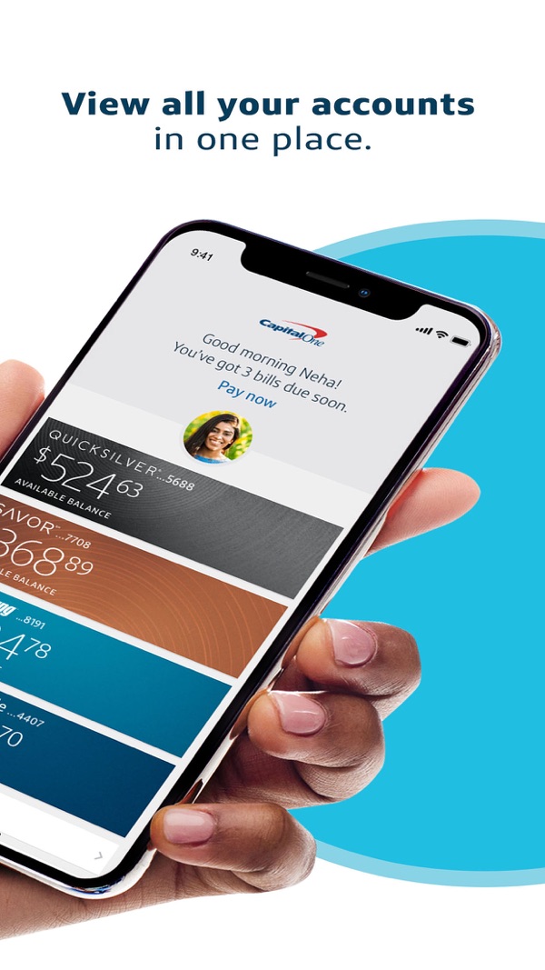 Capital One iPhone screenshot 2