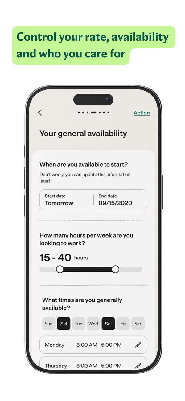 Care.com Caregiver iPhone screenshot 3