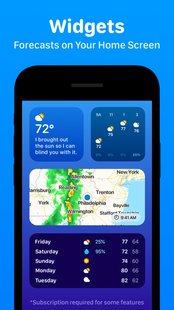 CARROT Weather iPhone screenshot 4