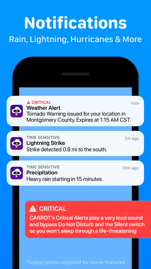 CARROT Weather iPhone screenshot 5