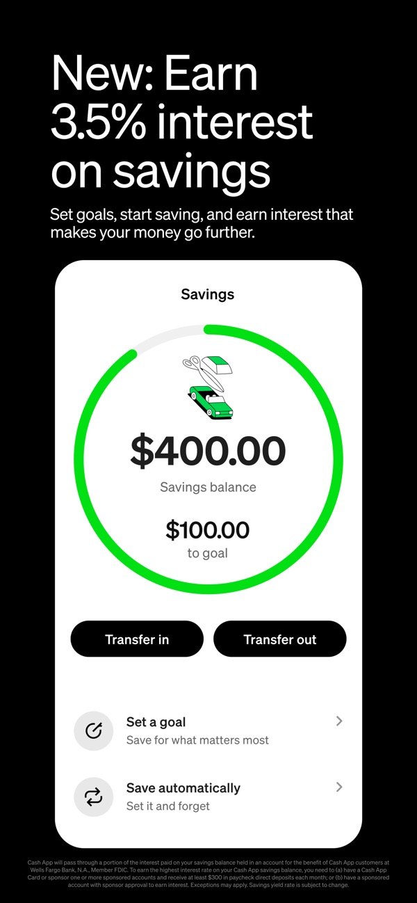 Cash App iPhone screenshot 3