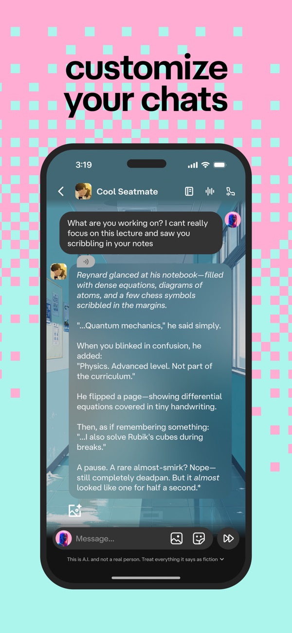 Character AI iPhone screenshot 5