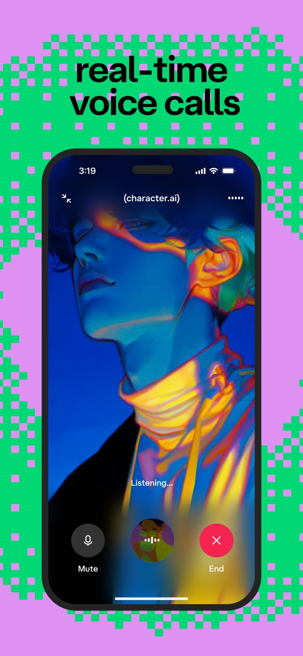 Character AI iPhone screenshot 4