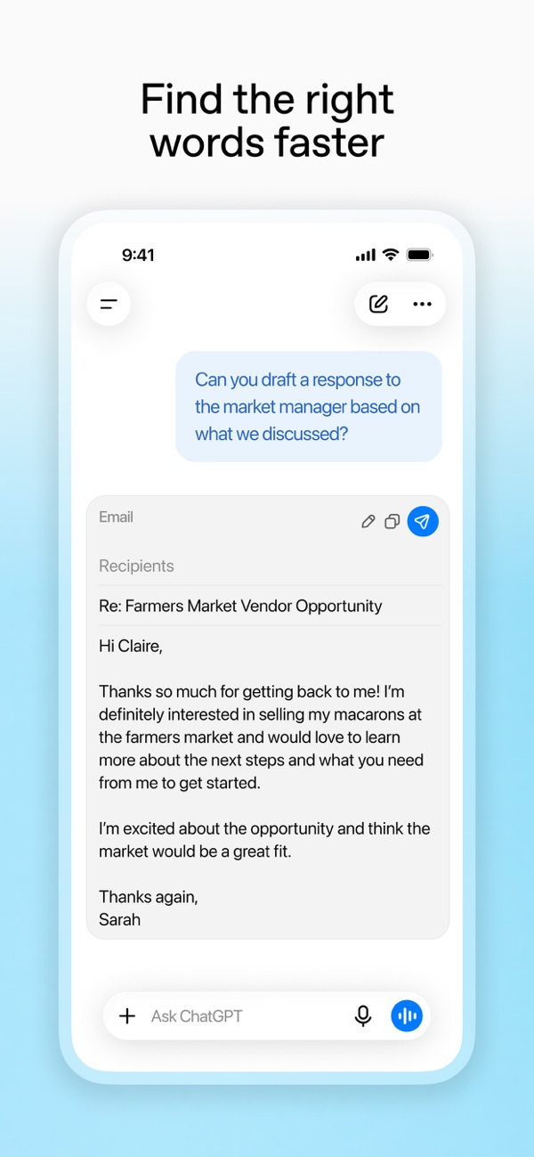 ChatGPT iPhone screenshot 8