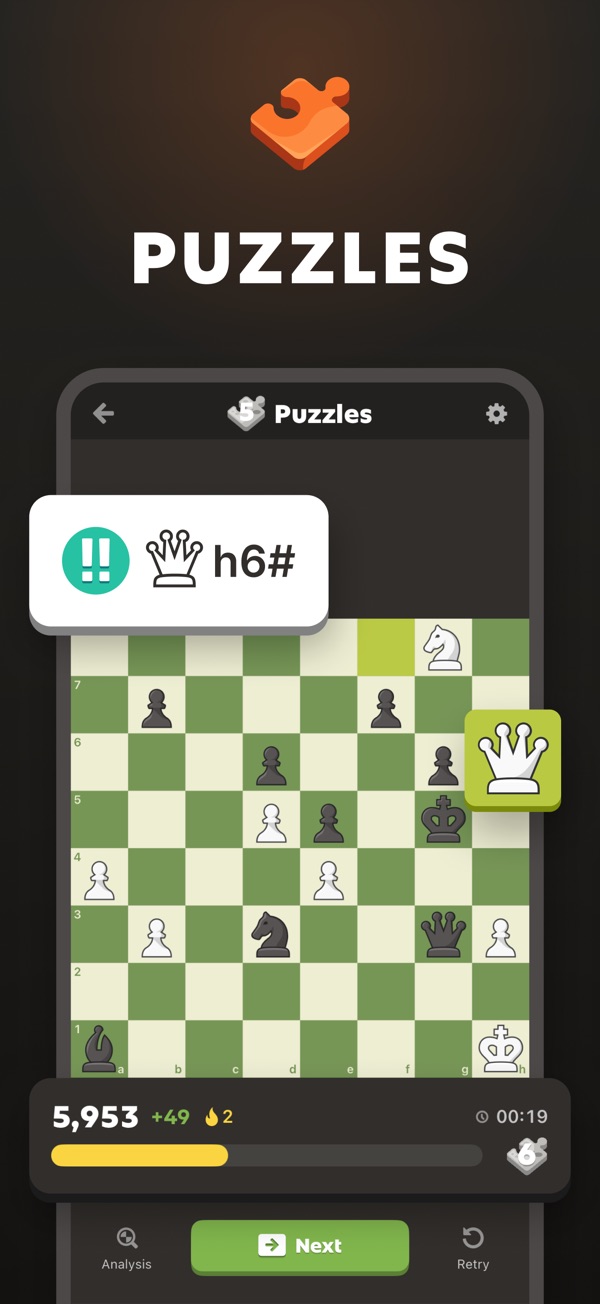 Chess.com iPhone screenshot 3