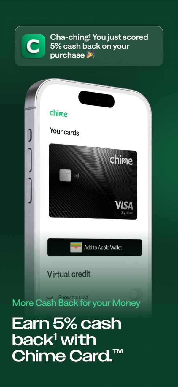 Chime® iPhone screenshot 2