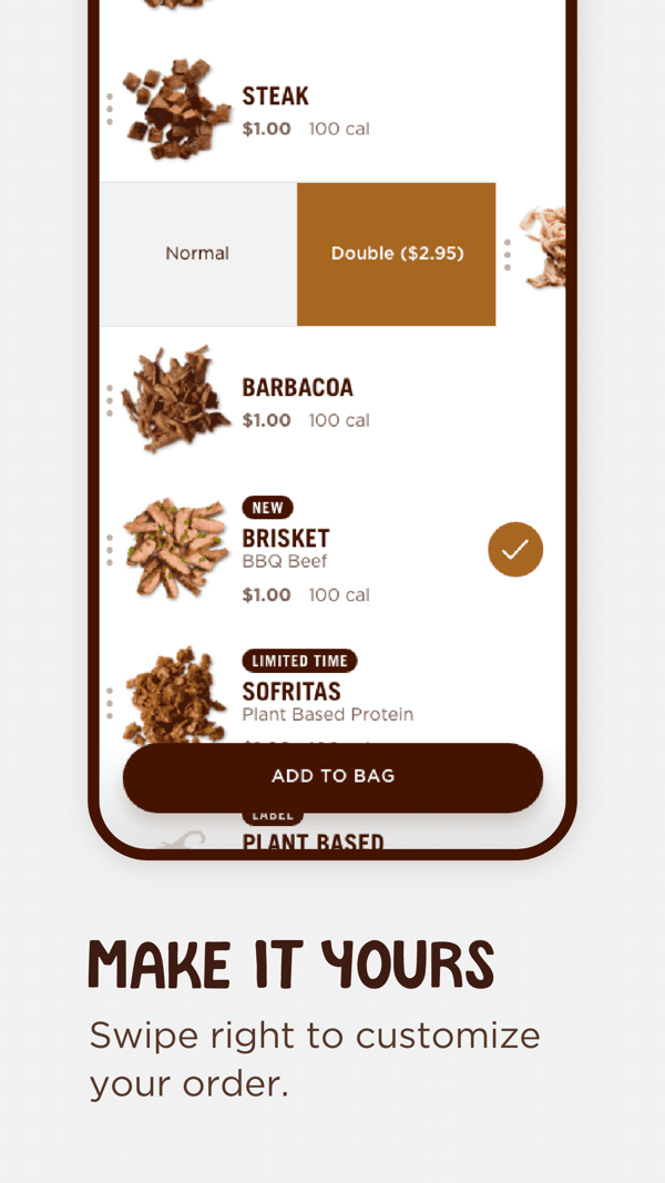 Chipotle iPhone screenshot 3