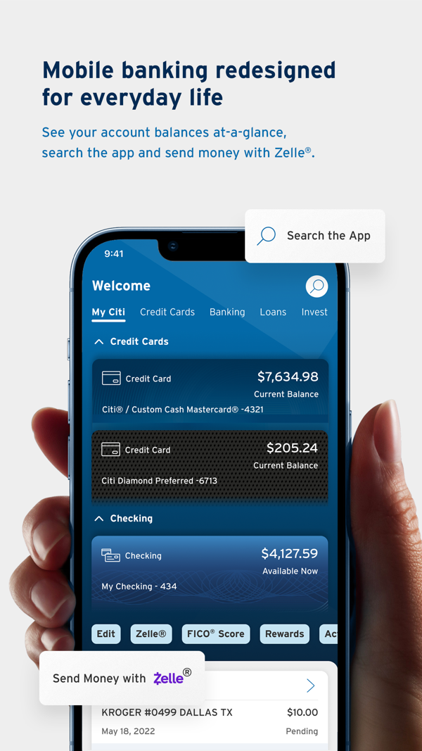 Citi Mobile® iPhone screenshot 1