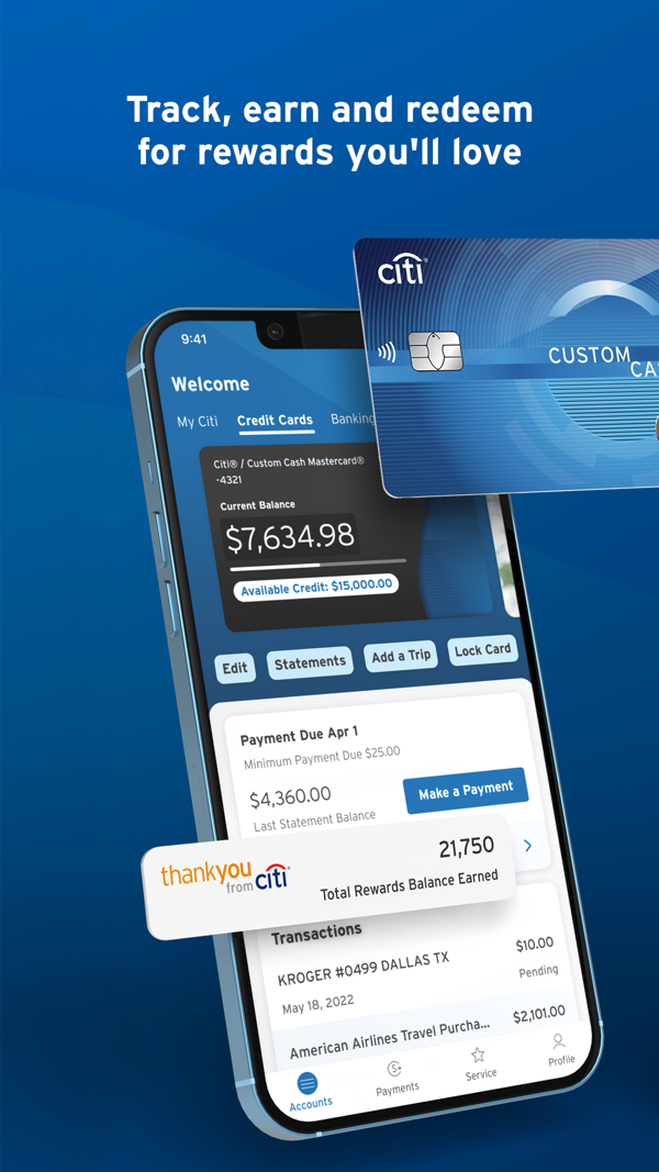 Citi Mobile® iPhone screenshot 2