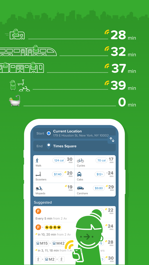 Citymapper iPhone screenshot 3