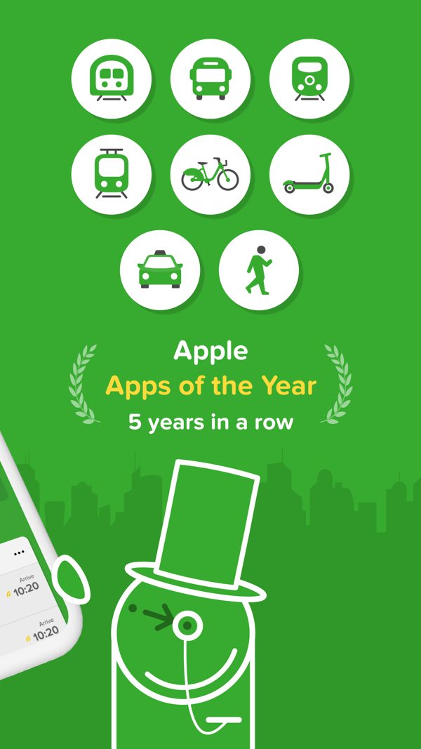 Citymapper iPhone screenshot 2