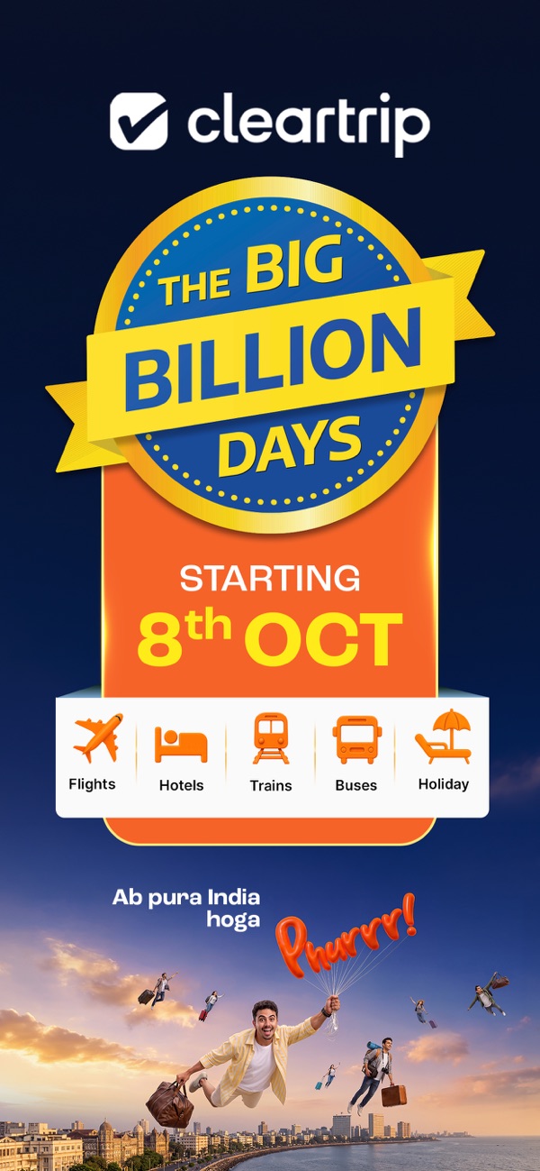 Cleartrip Flights, Hotels, Bus iPhone screenshot 1