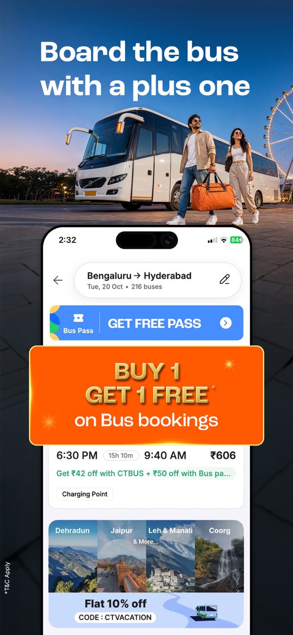 Cleartrip Flights, Hotels, Bus iPhone screenshot 6