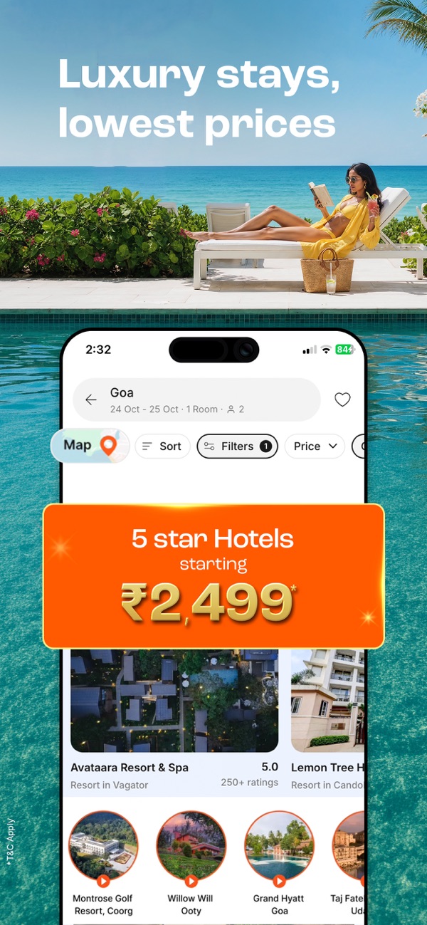Cleartrip Flights, Hotels, Bus iPhone screenshot 4