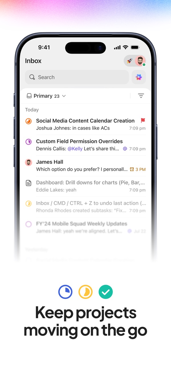 ClickUp iPhone screenshot 3