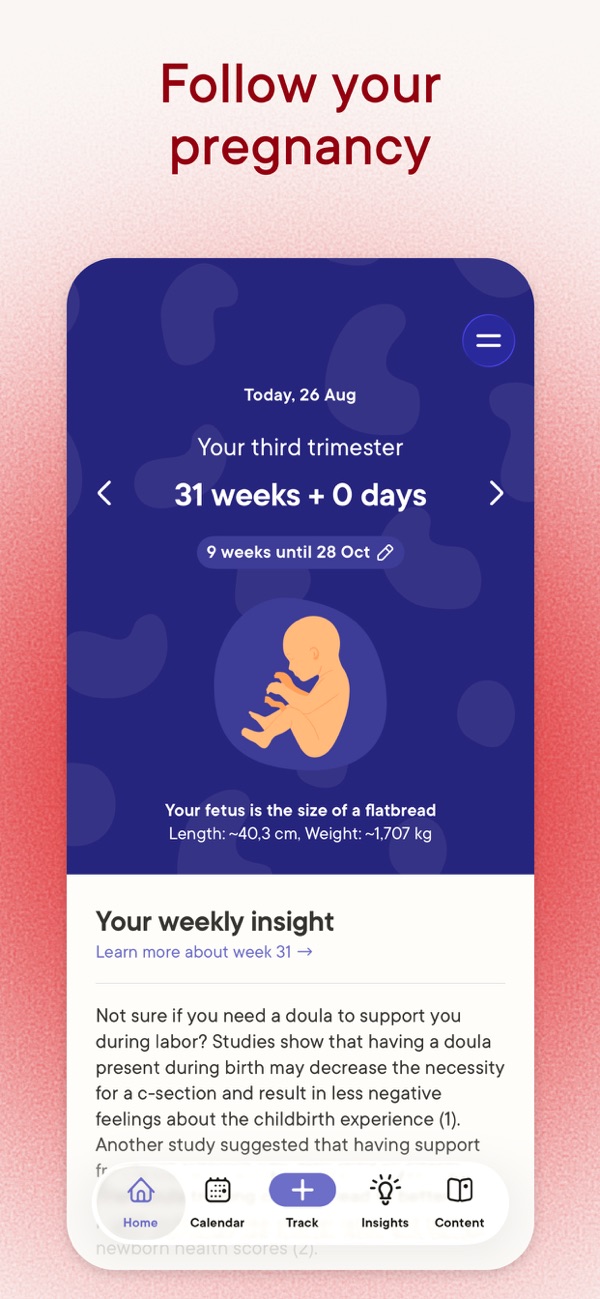 Clue Period & Cycle Tracker iPhone screenshot 9