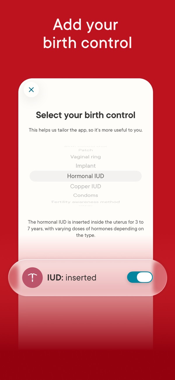 Clue Period & Cycle Tracker iPhone screenshot 8
