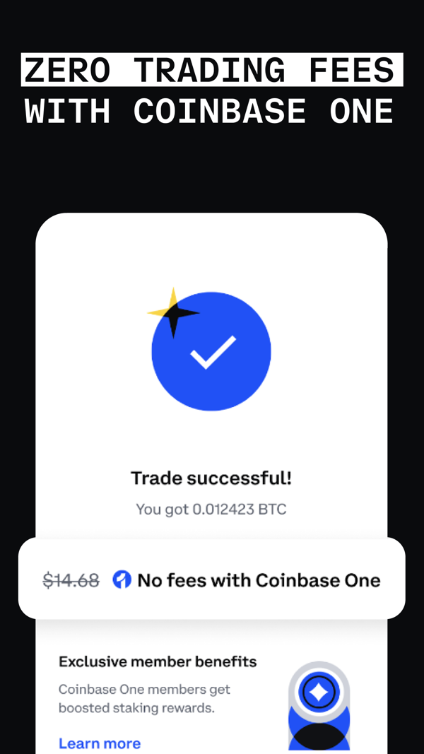 Coinbase iPhone screenshot 3